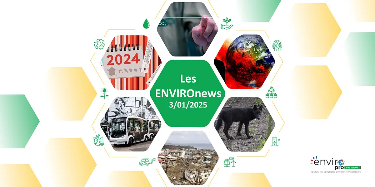 Les ENVIROnews du 3 janvier 2025