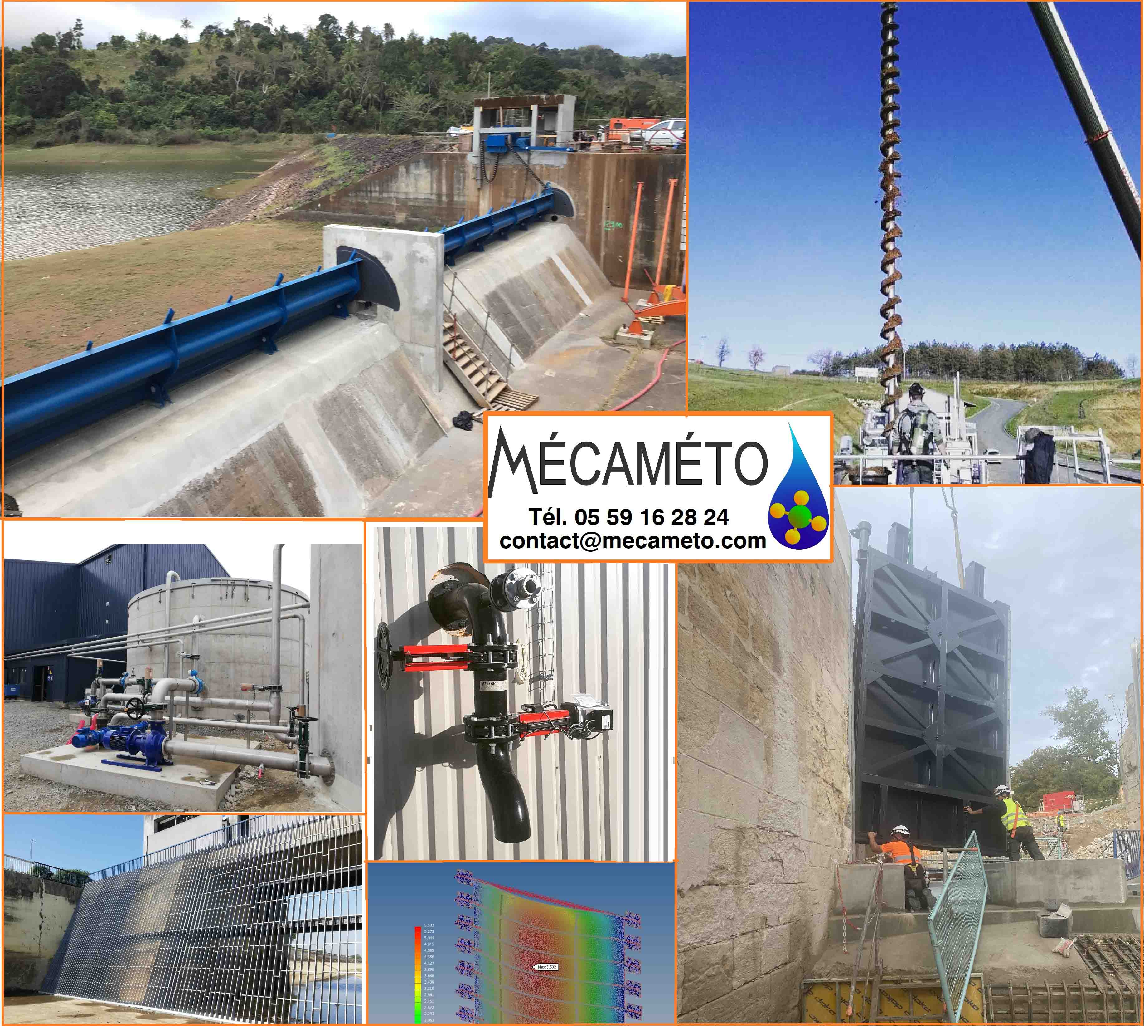 Construction d'unités de méthanisation et de centrales hydroélectriques - MECAMETO