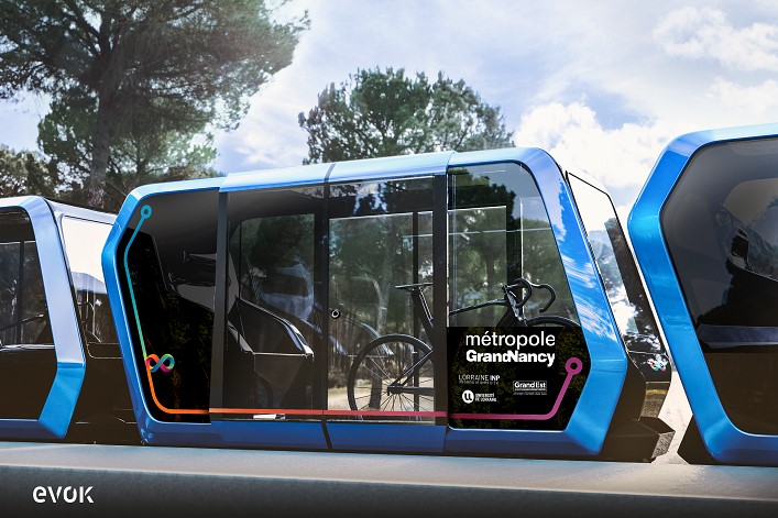 Mobilité urbaine : Urbanloop sera mis en service à Nancy en 2026