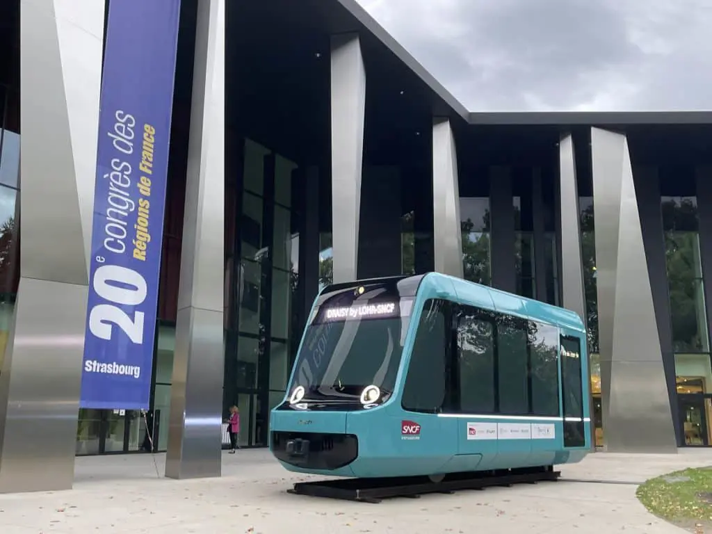 Draisy, ce train électrique signé Lohr et testé en Moselle