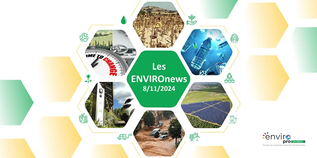 Les ENVIROnews du 8 novembre 2024